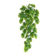 76cm Silk Wall Artificial Plant Monstera Turtle Leaf Flower Vine Garland Wedding Home Furniture Decoration Green Fake Foliage 2024 - buy cheap