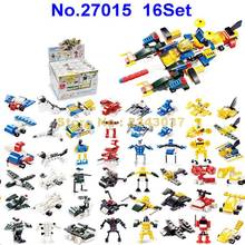 27015 359pcs 16in1 Military Interstellar Star Space Apollo Aircraft Robot Building Block Toy 2024 - buy cheap
