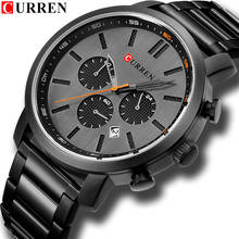 CURREN Casual Quartz Analog Men's Watch Fashion Sport Wristwatch Chronograph Stainless Steel band Male Clock Relogio Masculino 2024 - buy cheap