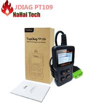 Jdiag-scanner de diagnóstico de motor automotivo tp109 obd2, mais novo leitor de códigos de falhas, ferramenta de diagnóstico, compatível com veículos eobd 2024 - compre barato