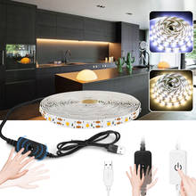 Fita de led, manual, dc 5v, smd2835, usb, recarregável, flexível, fita regulável, para escadas, iluminação de fundo de tv 2024 - compre barato