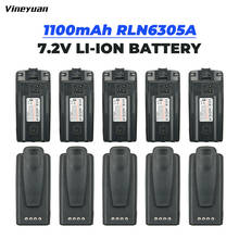 Bateria para motorola, rádio bidirecional a10, a12, cp110, ep150, pmnn6035, rln6351a, 10x 2024 - compre barato