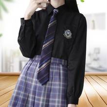 2021 Spring Preppy Style Loose Japanese Uniforms Jk Shirts School Girls Long Sleeve Embroidered Shirts and Blouses 2024 - buy cheap