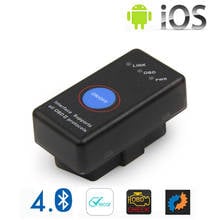 MINI ELM327 WiFi Bluetooth V1.5 PIC18F25K80 Chip OBD II Diagnostic Tool On IOS/Android Switch ELM 327 25K80 OBD2 Scanner 2024 - buy cheap