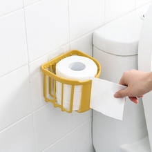 Ванная комната туалет Бумага стойка для настенного монтажа клей Органайзер no-дрель фильтрата большой Ёмкость тканевый держатель подвесной полотенца 2024 - купить недорого