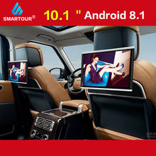 Автомобильный подголовник Smartour, 10,1 дюйма, Android 8,1, HD 1080P, видео, сенсорный экран, Wi-Fi, Bluetooth, USB, SD, FM, MP5, видео плеер 2024 - купить недорого