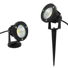 Lámpara LED impermeable para césped, luz de bolardo para Exterior, IP68, 15W, COB, AC85-265V, 12V de CC, para suelo Exterior, jardín, patio, camino 2024 - compra barato