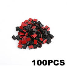 100pcs/pack Self Adhesive Cable Clips Wire Holder Clamps Car Data Cable Organizer Wire Management Cord Tie Holder Fixed Clips 2024 - buy cheap