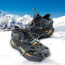 Crampones antideslizantes para escalada, cubiertas de zapatos antideslizantes para nieve, pesca en hielo, Invierno 2024 - compra barato