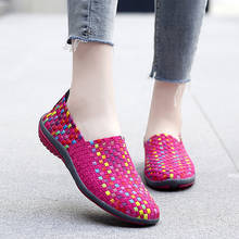 Zapatillas De correr De malla para Mujer, Zapatos deportivos ligeros, transpirables, planos, estables, para caminar al aire libre 2024 - compra barato