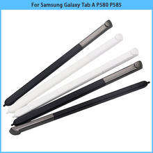 Caneta digital ps p580 para samsung galaxy, caneta touch stylus de plástico preto/branco para tablets tab a 10.1 2016 p585 p585m 2024 - compre barato