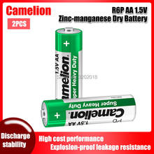 2 pces camelion 1.5v aa zinco-manganês bateria seca r6p para escova de dentes elétrica brinquedo lanterna mouse relógio seco bateria primária 2024 - compre barato