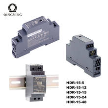 1-10pcs Original Mean Well HDR Series HDR-15-5 DC5V 12V 15V 24V 48V 12W 15W Ultra Slim Step Shape DIN Rail meanwell Power Supply 2024 - buy cheap