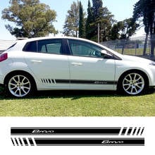 Car Stickers For Fiat Bravo Auto Vinyl Film Decoration Decals DIY Sports Styling Side Stripes Automobiles Car Tuning Accessories 2024 - buy cheap