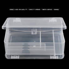 Double-sided Nail Art Storage Case Nail Pen Storage Box for Drill Bits Rhinestone Accessories Empty Container Clear Two Layers 2024 - buy cheap