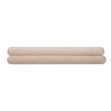 1 pair  Smooth Click Wood Rhythm Bar Percussion Kindergarten Early Education Natural Wood Drum Stick Baby Music Toy Kids Gift 2024 - buy cheap