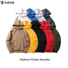 Fashion Hoodies Men Autumn Male Casual Solid Color Hoodie Sweatshirt Male Hip Hop Streetwear Hoodie Pullover Mens Sport Top 2024 - buy cheap