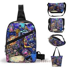 Functional Men Chest Bag Streetwear Bag Comic Collage Sly Cooper Women Belt Bags Waist Pack Ladies Shoulder Crossbody Bag 2024 - buy cheap