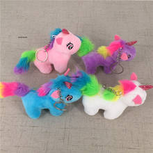 Colorful Horse Plush , 9CM Standing Plush Toys , Key Chain Stuffed Animal Doll Plush TOY 2024 - buy cheap