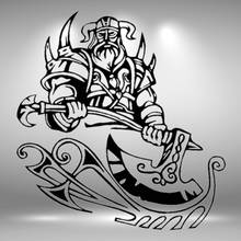 Car Stickers Vinking Víkingar Pirate Warrior Creative Decoration Decals For Windshield Auto Tuning Styling Vinyls D30 2024 - buy cheap