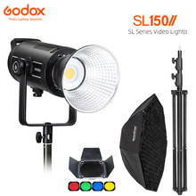 Godox sl150ii sl150w ii 150ws 5600k versão branca painel lcd led luz de vídeo saída contínua bowens montagem luz do estúdio 2024 - compre barato