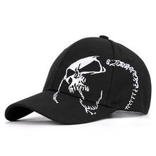 2020 new skull embroidery fashion baseball cap men and women couple outdoor sports cap hip-hop hat sun hat 2024 - buy cheap