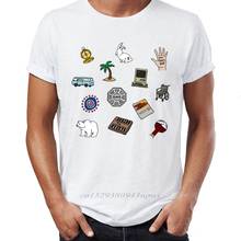 Camiseta de la serie de Tv clásica Lost para hombre, camisa de la iniciativa Dharma, Nerdy, ropa de calle de Hip-Hop, novedad 2024 - compra barato