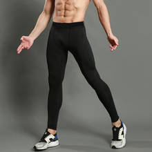 Compression Sports Leggings Men Tights New 2021 Outdoor Running Pants Tights Elastic Quick Dry Men Fitness Leggings 2024 - buy cheap