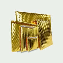 wholesale Gold Color CD/CVD Packaging Shipping Bubble Mailers paper Padded Envelopes Gift Bag Bubble Mailing Envelope Bag 2024 - buy cheap