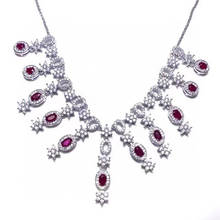 New Natural Ruby Pendant 925 Silver Lady Pendant Simple and Small Daily Style 2024 - buy cheap