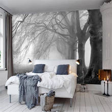 Milofi custom photo wallpaper modern minimalist nostalgic pastoral style big tree forest mural home decoration background wall 2024 - buy cheap