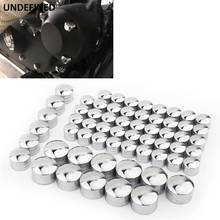 61pcs Motorcycle Bolts Head Cover Toppers Cap CNC Aluminum Engine Screw Nut For Harley Touring Road King FLH Twin Cam 1999-2006 2024 - buy cheap