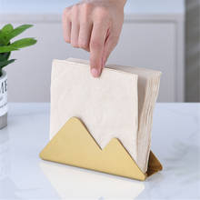 Suporte de papel chique para guardanapo, clipe de papel dourado e prateado para cozinha, restaurante, mesa, dispensador 2024 - compre barato