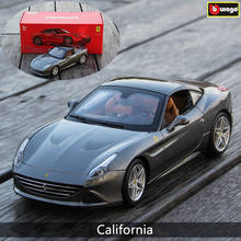 Bburago 1:18 California Silver Grey car alloy car model simulation car decoration collection gift toy Die casting model boy toy 2024 - buy cheap