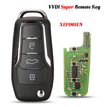 jingyuqin Xhorse 4 Buttons XEFO01EN VVDI Super Remote Key FOB For Ford Style For VVDI Key Tool VVDI2 Version 2024 - buy cheap
