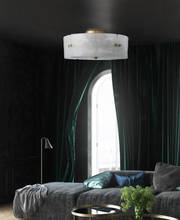 Lámpara de techo de cristal de cobre burbuja, luz de lujo para dormitorio, balcón, pasillo, lámpara de techo con personalidad creativa 2024 - compra barato