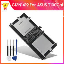 Оригинальный запасной аккумулятор C12N1419 для ноутбука ASUS T100 Chi T100Chi, планшета, Подлинная батарея 7660 мАч 2024 - купить недорого