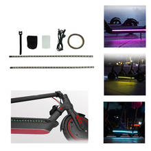 LED Strip Flashlight Bar Lamp For Xiaomi M365 Electric Scooter Skateboard Night Light 2024 - buy cheap