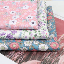 Xugar Flowers Printed Cotton Fabric For Kids 45*150CM Cloth Fabric DIY Craft Patchwork Qulilting Women Garment Sewing Supplies 2024 - buy cheap