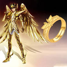 Anime Saint Seiya Shaka Adjustable Finger Ring  925 Sterling Silver Fashion Cosplay Jewelry Accessory For Men Birthday Gifts 2024 - buy cheap