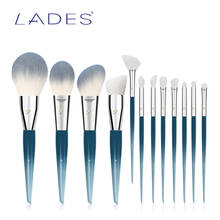 LADES Professional Makeup brushes Set 12PCS Beauty Foundation Powder Blushes Make up brush Natural Hair Cosmetics Tool 2024 - buy cheap