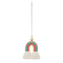 Delicate Cute Rainbow Creative Decor  Hanging  Pendant Ornament Car Rear View Mirror Car Pendant Hanging Car Styling Accessories 2024 - buy cheap