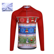 SPTGRVO 2020 Winter Cycling Jersey Thermal Fleece Mtb Bike Jersey Custom Christmas Uniform Bike Clothing Women/Men Ropa Ciclismo 2024 - buy cheap