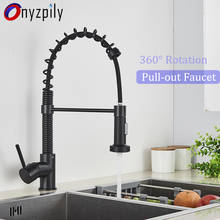 Spring Kitchen Sink Faucet Pull out Sprayer Sprayer Nozzle Spring Kitchen Sink Faucet Deck Installation Mixer Hot Cold torneira 2024 - buy cheap