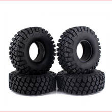 114mm 1.9'' Rubber Rocks Tyres / Wheel Tires for 1.9 Inch 1:10 RC Rock Crawler Wheels SCX10 D90 Black 2024 - buy cheap