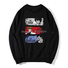 Cool The Good The Bad The Shinigami Light Yagami L-Sudadera con capucha para hombre, ropa de calle Harajuku, primavera y otoño 2024 - compra barato