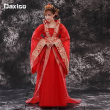 Traje de hanfu feminino vestido de princesa imperial roupa chinesa roupa de fada trilha vestimenta de dança folclórica roupas da dinasmo tang antiga 2024 - compre barato