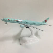 JASON TUTU 20cm Air Canada Boeing 777 Plane Model Airplane Model Aircraft Model 1:300 Diecast Metal planes toys Gift Collect 2024 - buy cheap