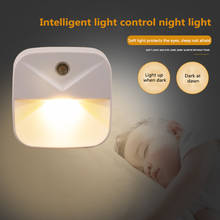 Ночной светильник с сенсорным управлением и вилкой Стандарта ЕС и США, миниатюрный квадратный светильник для спальни, подарок для ребенка, романтический светильник 2024 - купить недорого