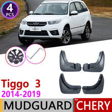 4PCS Car Mudguards for Chery Tiggo3 Tiggo 3 2014~2019 Mudflap Fender Mud Flaps Guard Splash Flap Accessories 2015 2016 2017 2018 2024 - buy cheap